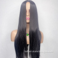 38 Inch Long Straight Synthetic Heat Resistant Black Wig for Women